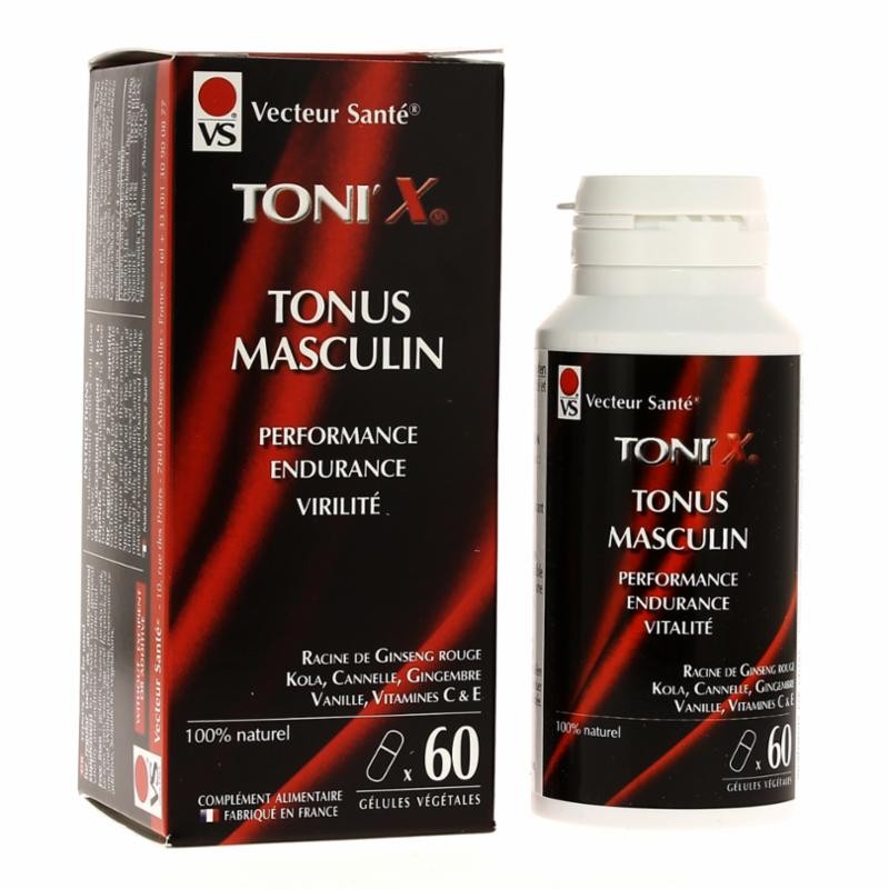 Toni'x - 60 gélules végétales - Vecteur Santé Toni'x - 60 gélules végétales - Vecteur Santé