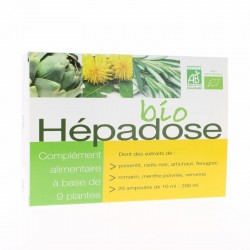Hépadose Bio Foie & Digestion - 20 Ampoules - Nutrition concept - Détox foie