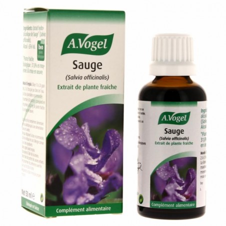 Extrait Plante Fraiche Sauge - 50 ml - A.Vogel