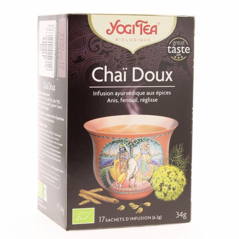 Thé Chai Doux - 17 Sachets - Yogi Tea Thé Chai Doux - 17 Sachets - Yogi Tea