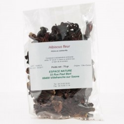Plante Hibiscus Rouge fleurs - 75g - Vallée Nature