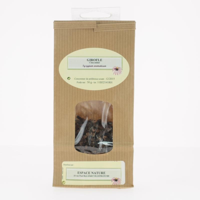 Plante Girofle Clou Entier - 50g - Vallée Nature Plante Girofle Clou Entier - 50g - Vallée Nature