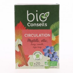 Infusion Circulation Biologique - 20 Sachets - Bio Conseils