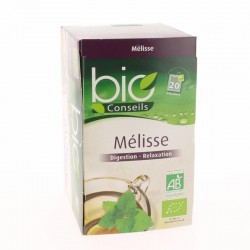 Infusion Mélisse Biologique - 20 Sachets - Bio Conseils