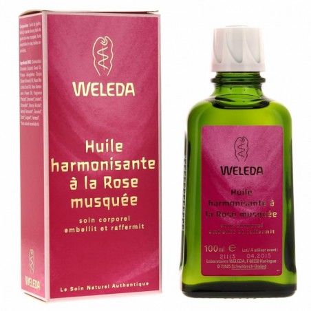 Huile harmonisante Rose musquée - 100 ml - Weleda
