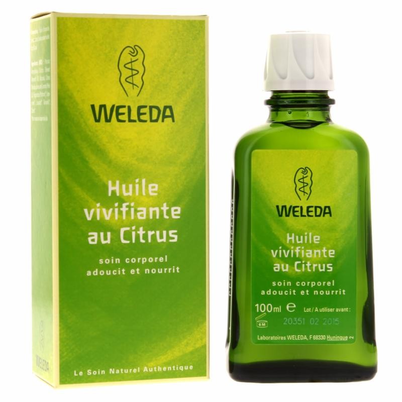 Huile vivifiante Citrus - Flacon 100 ml - Weleda