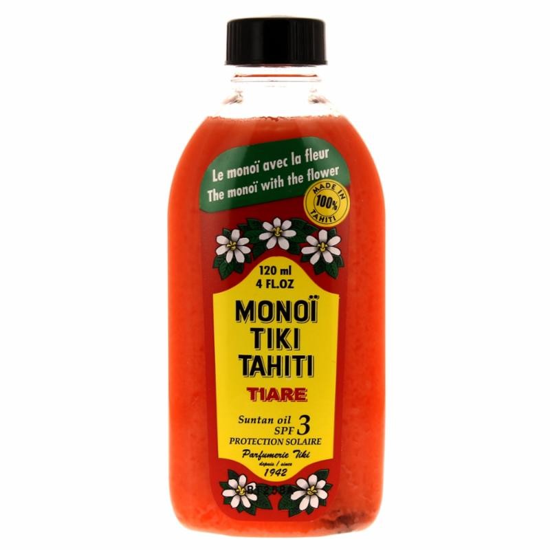 Monoï Tiaré Tahiti solaire - Flacon 120 ml - Parfumerie Tiki Monoï Tiaré Tahiti solaire - Flacon 120 ml - Parfumerie Tiki