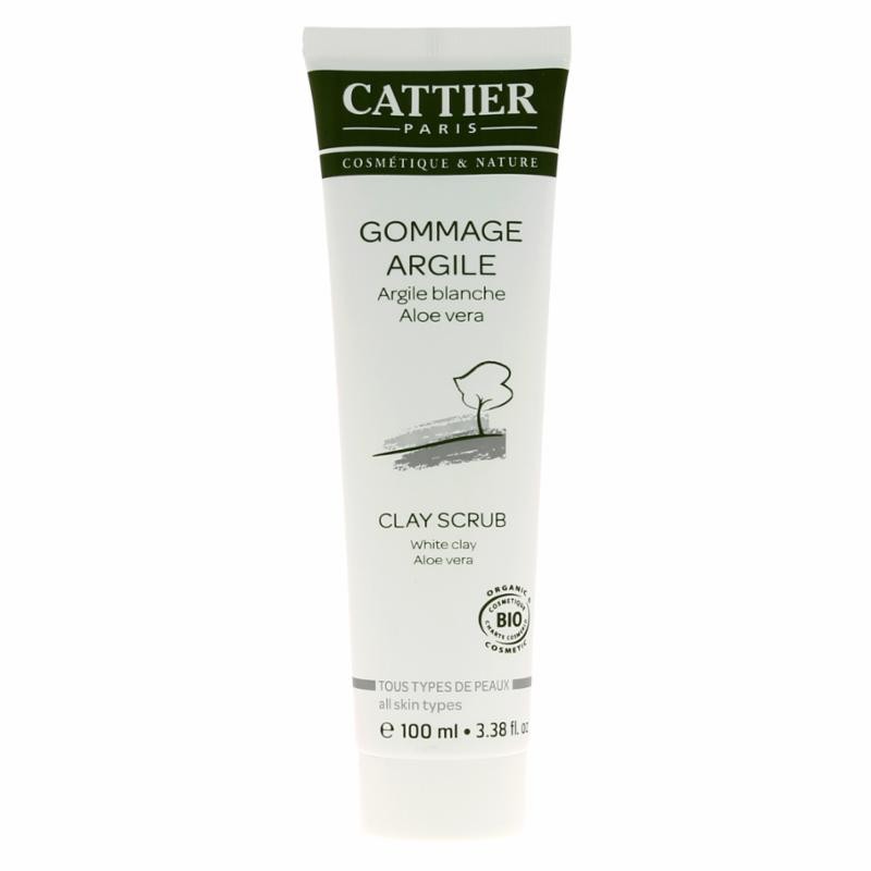 Gommage Argile Blanche Aloe Vera - 400 g - Cattier