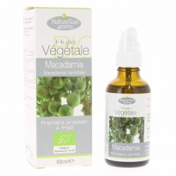 Huile végétale Macadamia - 50 ml - NatureSun Aroms