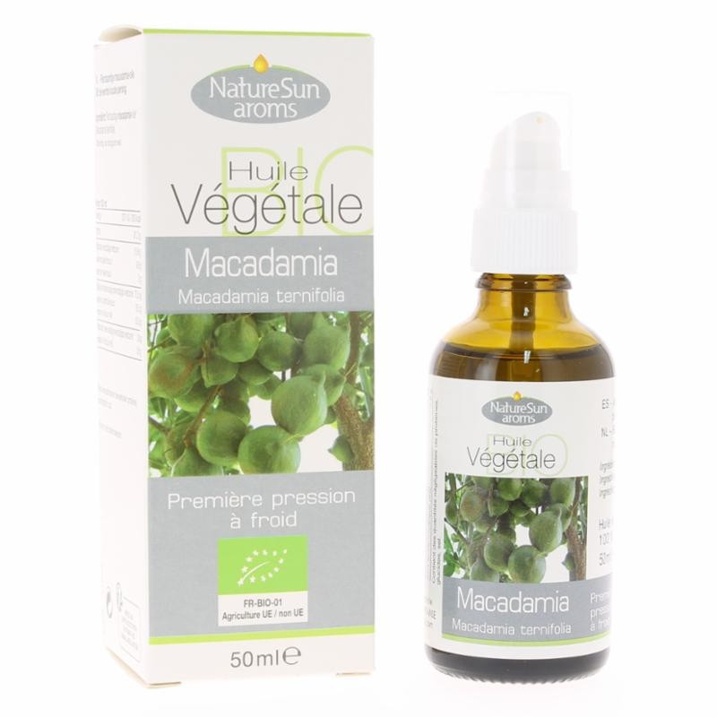 Huile végétale Macadamia - 50 ml - NatureSun Aroms Huile végétale Macadamia - 50 ml - NatureSun Aroms