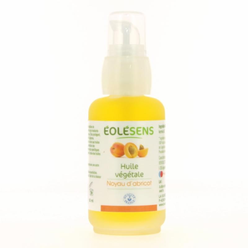 Huile végétale Noyaux Abricot - Flacon 50 ml -  Eolésens