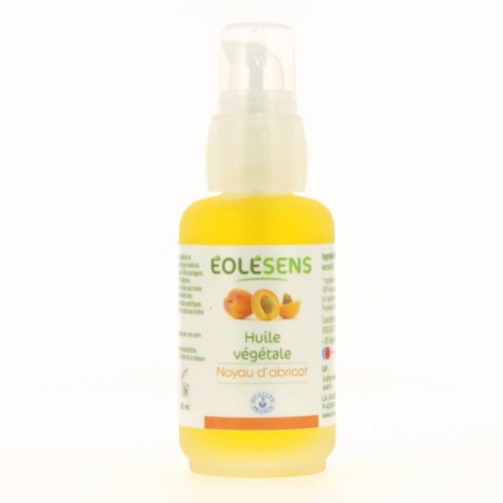 Huile végétale Noyaux Abricot - Flacon 50 ml -  Eolésens