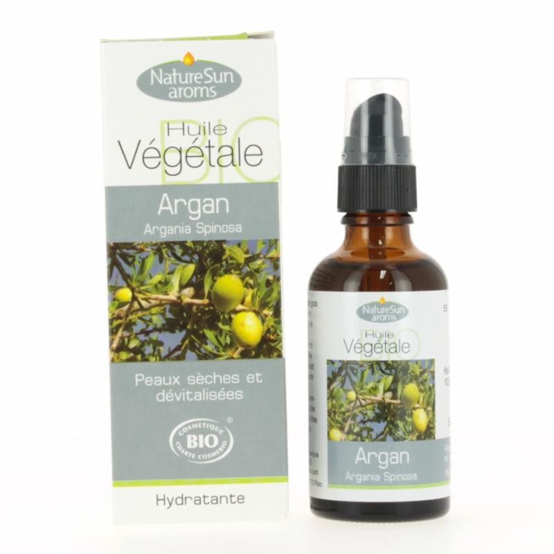 Huile végétale Argan Bio - 50 ml - NatureSun Aroms Huile végétale Argan Bio - 50 ml - NatureSun Aroms