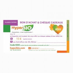 KDO Chèque cadeaux 15 €