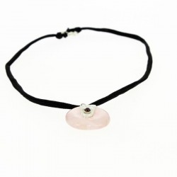 Collier donuts QUARTS ROSE