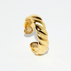 Bague FRAMBOISE cuivre doré 2 aimants - Magnétique Vibration
