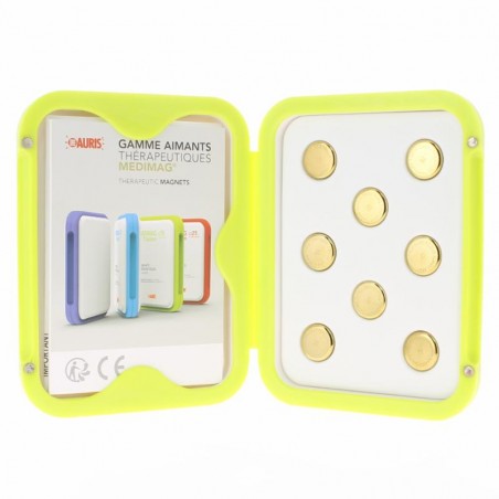 Aimants thérapeutiques Diamètre 15mm 12 200 Gauss - Boite de 8 - Auris