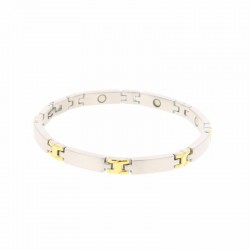 Bracelet acier CEDRE doré