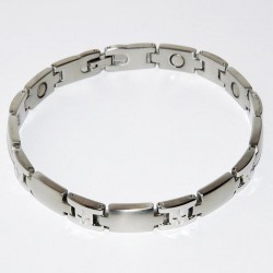 Bracelet acier THUYA 8 aimants