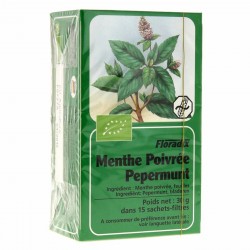 Tisane Menthe Poivrée Bio - 15 Sachets - Salus