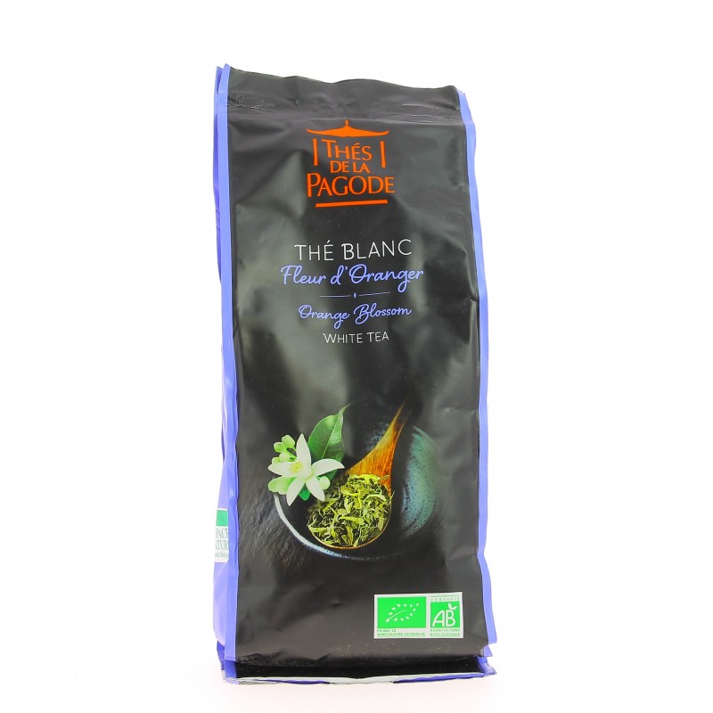 Thé Blanc à la Fleur d'Oranger - Vrac 100g - Thés de la Pagode Thé Blanc à la Fleur d'Oranger - Vrac 100g - Thés de la Pagode