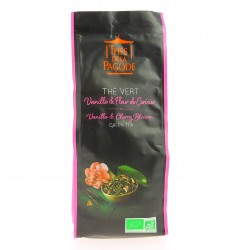 Thé vert Vanille Fleur de cerisier - Vrac 100g - Thés de la Pagode