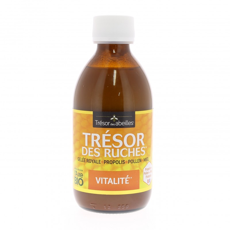 Trésor des Ruches Vitalité - 250 ml - Trésor des Abeilles Trésor des Ruches Vitalité - 250 ml - Trésor des Abeilles