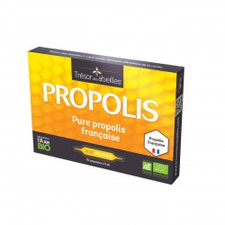 Pure Propolis Française - 10 Ampoules - Trésor des abeilles