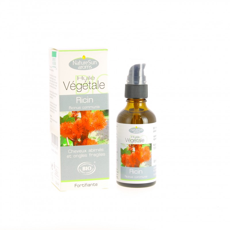Huile végétale Ricin - Flacon 50 ml - Nature Sun Aroms