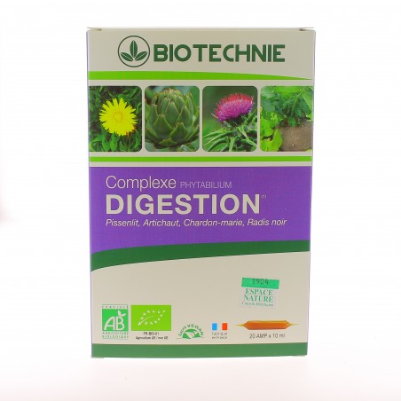 Complexe Phytabilium Bio Digestion - 20 Ampoules - Biotechnie