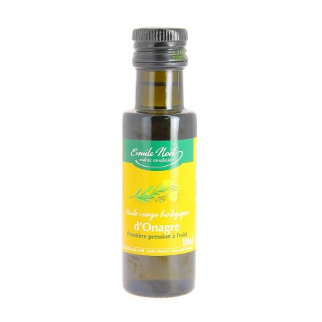 Huile végétale d'Onagre Bio - Flacon 100 ml - Emile Noel