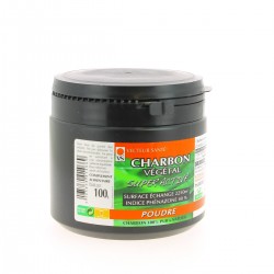 Charbon Végétal Poudre - 100 g - Vecteur Santé