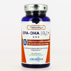 EPA DHA + Petit modèle - 120 Capsules - Naturège Laboratoire